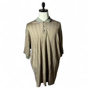 Vintage Checkered Polo Shirt‎ Extended Sleeve Menswear Style Top